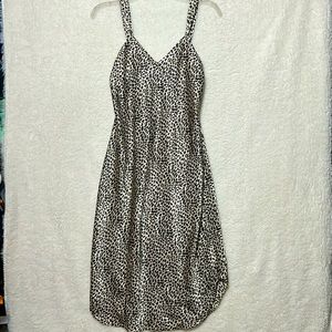 FY2 leopard print, slip dress size medium